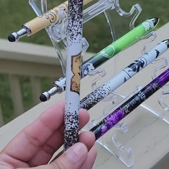 Spooky Halloween Salem Witches Refillable Gel Pen