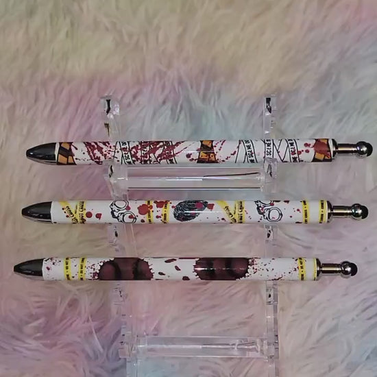 True Crime Bloody Refillable Gel Pen