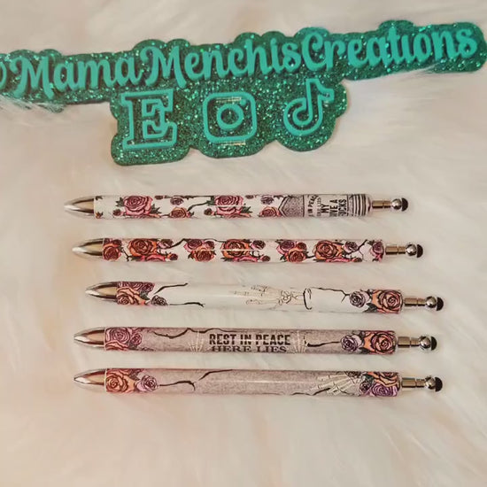 Here Lies My F*cks Funny Refillable Gel Pen