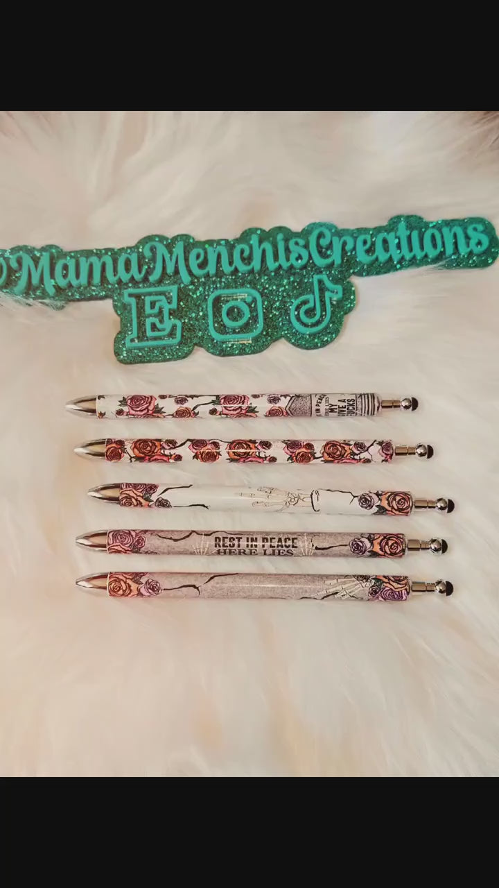 Here Lies My F*cks Funny Refillable Gel Pen